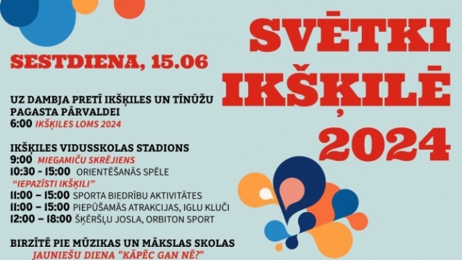 Ikšķiles svētku 2024 afiša