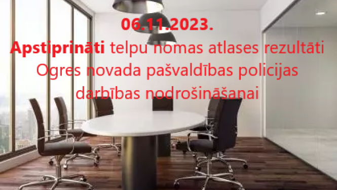 Telpa ar galdu un krēsliem, izsoles rezultāti