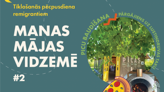 Plakāts pasākumam "Manas mājas Vidzemē"