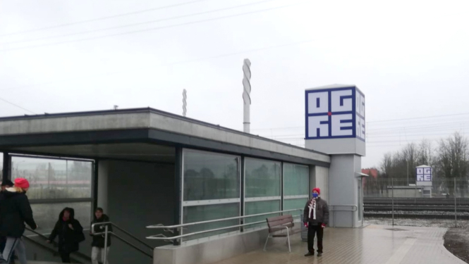 Gājēju tunelis zem dzelzceļa nodots lietošanā