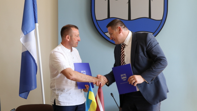 Ogre paraksta sadarbības līgumu ar Popasnu