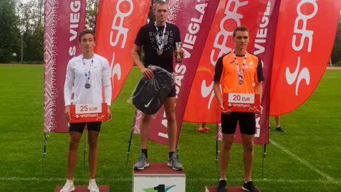 Artūrs Pastors - divkārtējs Latvijas čempions sprintā