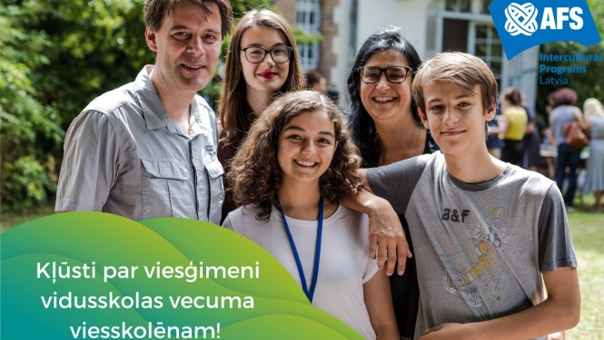 Aicinājums kļūt par viesģimeni viesksolēniem Latvijā