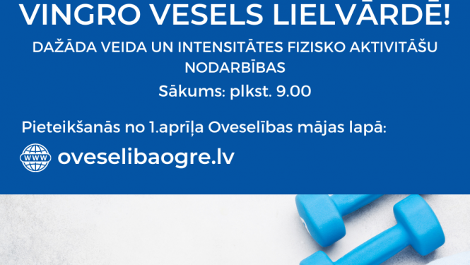 Vingro vesels Lielvarde 14042023