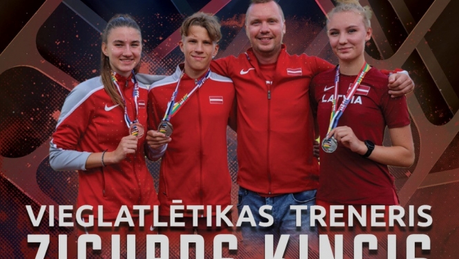 ieglatlētikas treneris Zigurds Kincis uzņemt 2007.-2010.g. dzimušus vieglatlētus