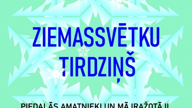 Ziemassvētku tirdziņš Suntažos plakāts 22.12.2023