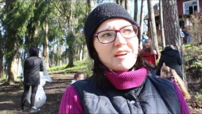 Lielā Talka Ogrē: Skolēni sāk apkārtnes sakopšanu 21.04.2016