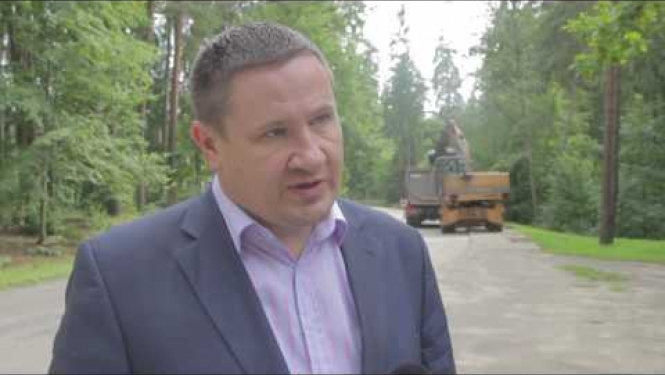OGRE: Turkalnes ielā sāk gājēju celiņa remontu (06.08.2016.)