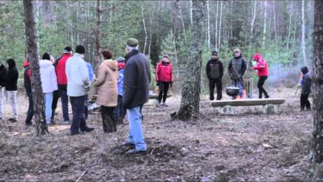 Ogres TV: OGRE, IKŠĶILE: Atklāj distanču slēpošanas trasi (15.12.14.)
