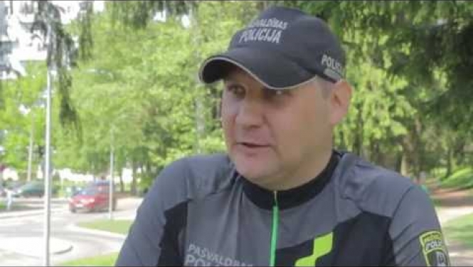 OGRE: Pilsētas ielās atgriežas pašvaldības policijas velopatruļa (24.05.2016.)