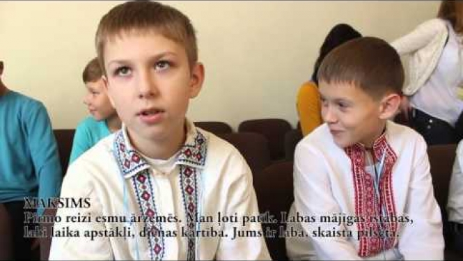 Bērni no Ukrainas tiekas ar Ogres novada pašvaldības vadību 26.10.2015