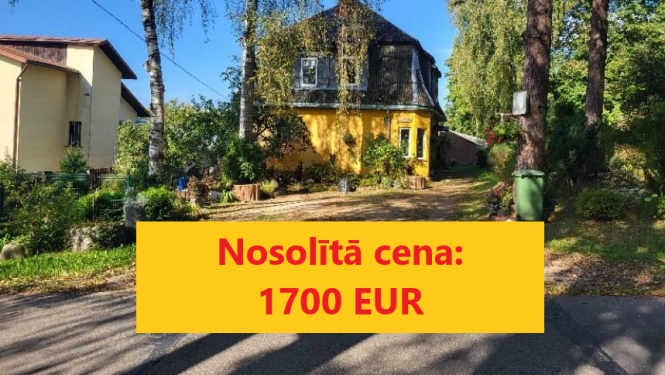 Izsoles rezultāts Ābolu iela 8-1 Ikšķile, nosolītā cena 1700 eiro.