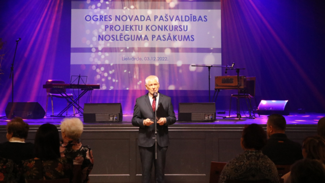 Projektu konkursu noslēguma pasākuma atklāšana