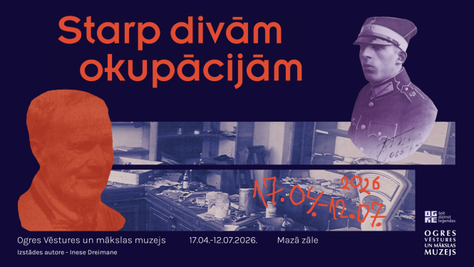 Izstādes "Starp divām okupācijām" atklāšana Ogres vēstures un mākslas muzejā 17. aprīlī