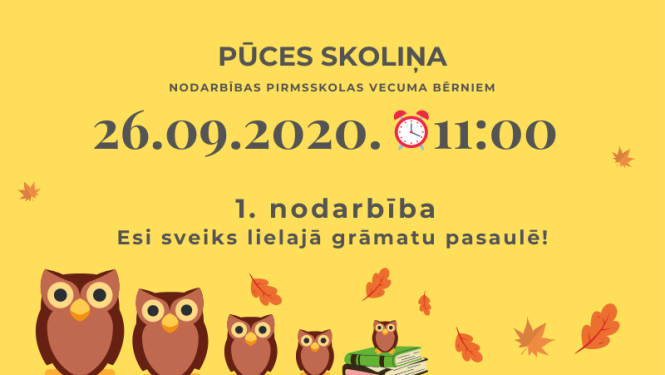Bibliotēka aicina mazos ogrēniešus uz “Pūces skoliņu”