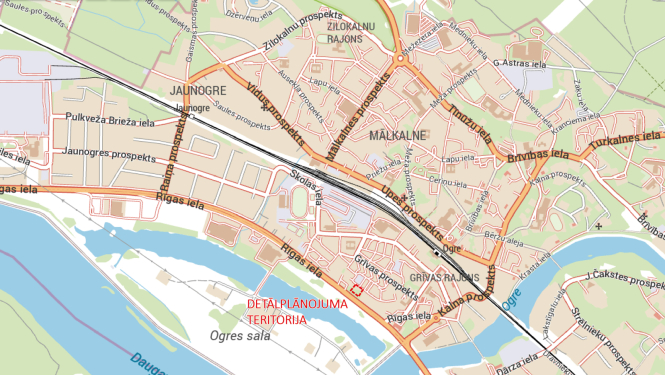 Detālplānojuma zemes vienībai Rīgas ielā 10B, Ogrē, Ogres nov. 1.9. redakcijas nodošana publiskajai apspriešanai