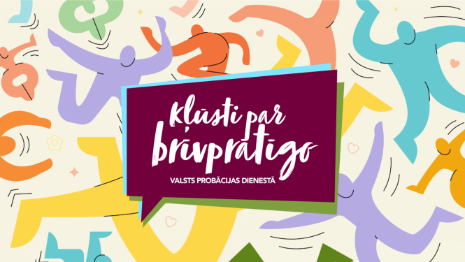 Valsts probācijas dienesta plaķats par brīvprātīgajiem 09.2023.