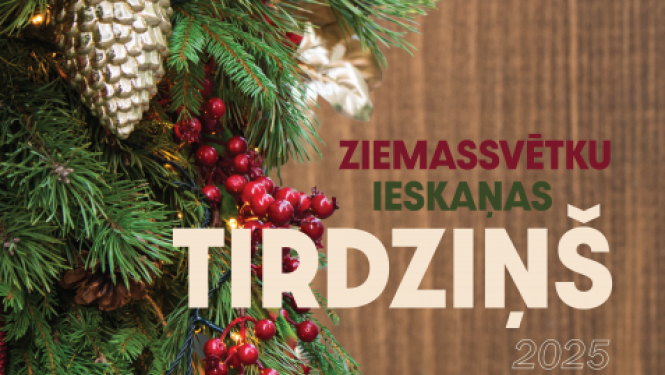 21. decembrī plkst. 16.00 - 20.00 Ogrē ZIEMASSVĒTKU IESKAŅAS TIRDZIŅŠ