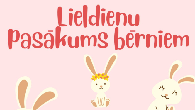 5.aprīlī plkst.12.00  Krapes Tautas namā  Lieldienu pasākums bērniem  Ieeja bez maksas.