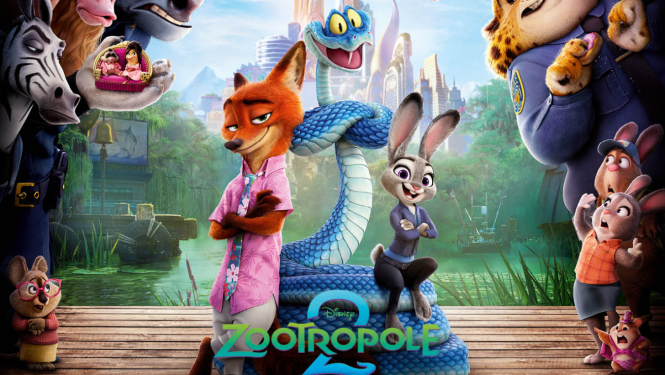 5. aprīlī 11.00 ONKC Lielā zāle Animācijas filma ZOOTROPOLE 2 Biļetes 5 eiro, 4 eiro ar Ogres novadnieka karti/lietotni.