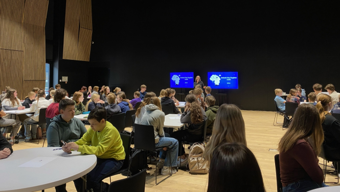 Sesto klašu skolēni piedalās angļu valodas konkursā