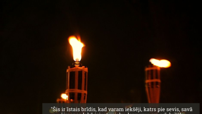 Zemessardze sveic Ogres novada iedzīvotājus valsts svētkos