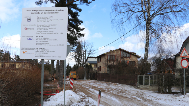 Atsākti Rožu ielas pārbūves darbi