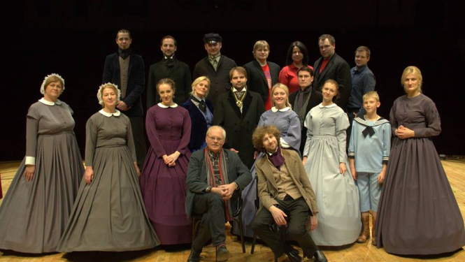 Ogres Tautas teātra izrāde Henrija Ibstena lugai „Bernika projekts”