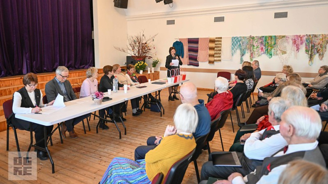 Biedrības "Saulgrieži" gada kopsapulce 2025. gada 6. martā Ikšķiles Tautas namā