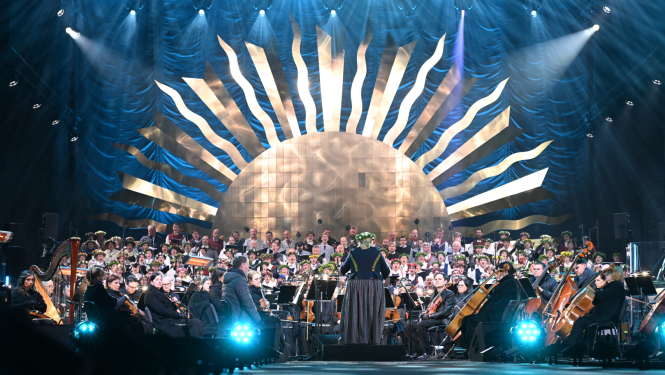 Titulattēls no svētku koncerta "Valsts sākas ar Tevi" 2025. gada 4. maijā