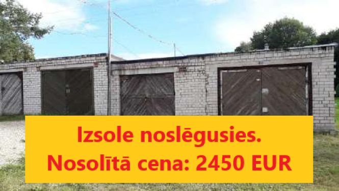 Izsoles rezultāts - garāža Jumpravā