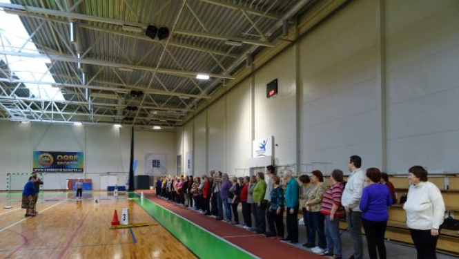 Aizvadīta Ogres invalīdu biedrības Ziemas sporta diena