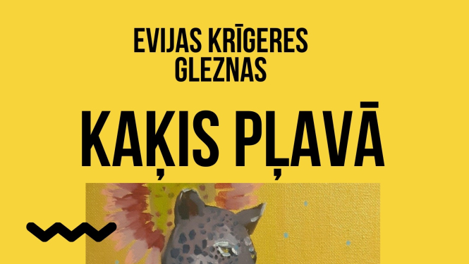 Ogresgala bibliotēkā apskatāma Evijas Krīgeres gleznu izstāde