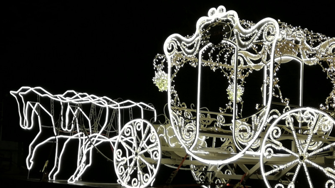 Ogrē Ziemassvētku sajūtas uzburs Katrīnas I kariete