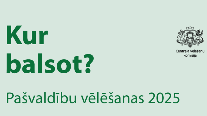 Pašvaldību vēlēšanas 2025_kur balsot