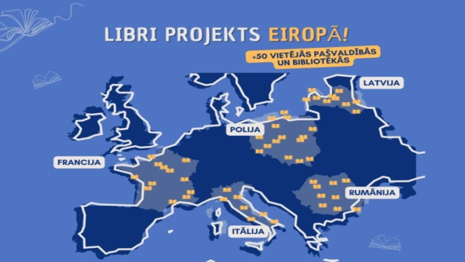 Projekta LIBRI karte