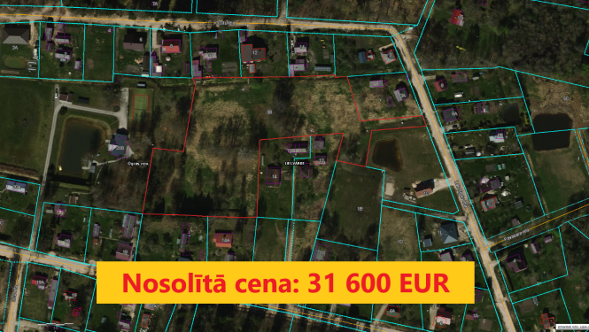 Izsoles rezultāts - Lakstīgalu iela 2B, Lielvārde. Nosolītā cena 31 tūkstotis seši simti eiro