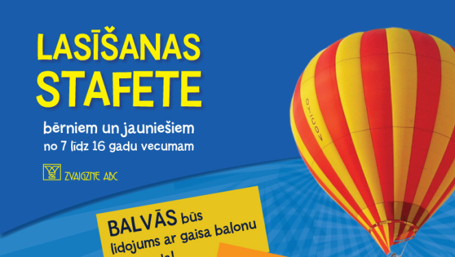 Lasīšanas stafete 2020 ir sākusies!