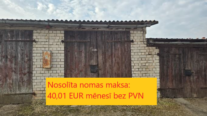 Izsoles rezultāts objektam Lejasķirši 20, Madlienā. Nosolītā nomas maksa 40,01 eur mēnesī bez PVN