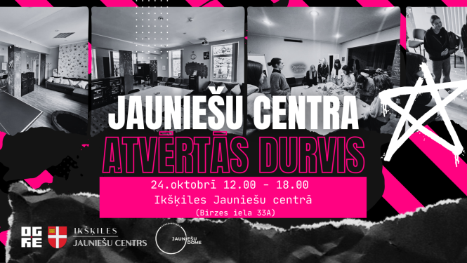 Atvērto durvju diena Ikšķiles jauniešu centrā