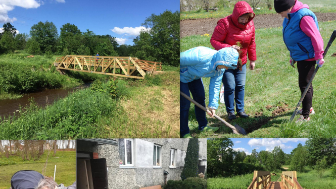Mazozolos atjaunots tilts, ceļu segums, ūdens atdzelžošanas iekārtas