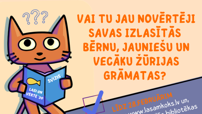 Līdz 28. februārim laiks lasīt un vērtēt