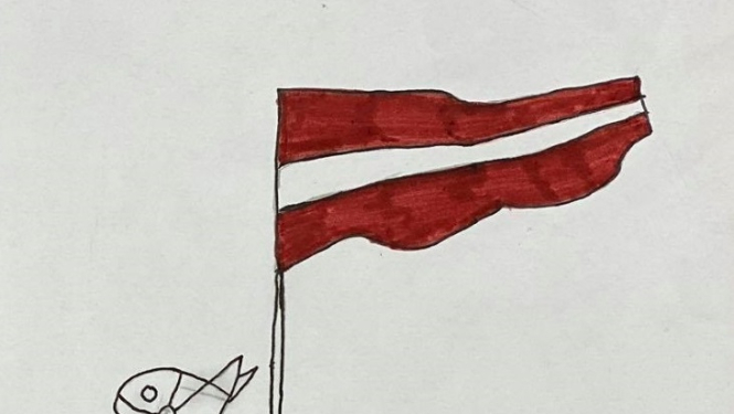 Ogres bērnu sveiciens Latvijas Valsts svētkos