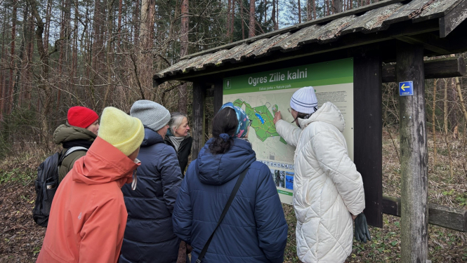 Vidzemes plānošanas reģions pieredzes apmaiņas pasākumā Ogres Zilajos kalnos projekta ietvaros