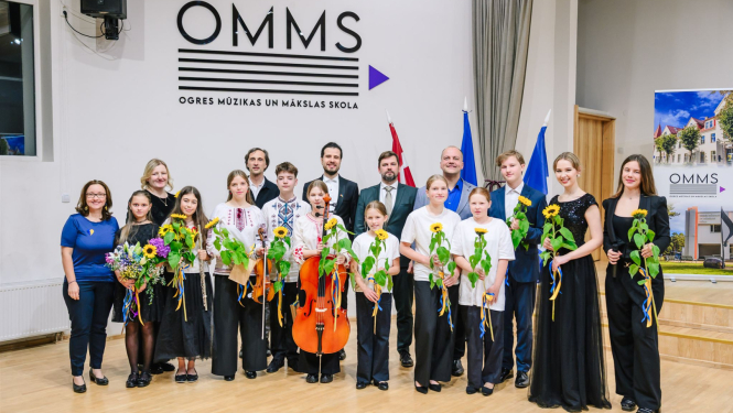 Nodibinājuma “Osokinu fonds” Ukrainas atbalsta koncerts “Mūzikā ar Ukrainu”