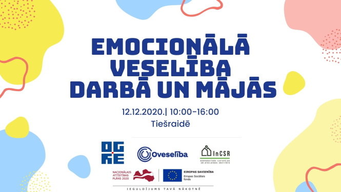 Oveselība aicina uz konferenci “Emocionālā veselība darbā un mājās”