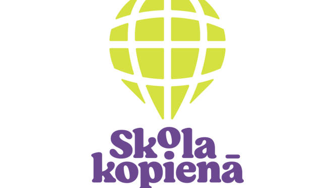 Projekta "Skola-kopienā" logo