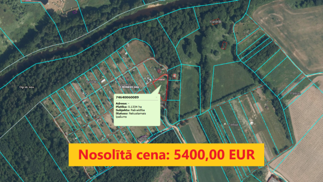 Izsoles rezultāts - Purenes