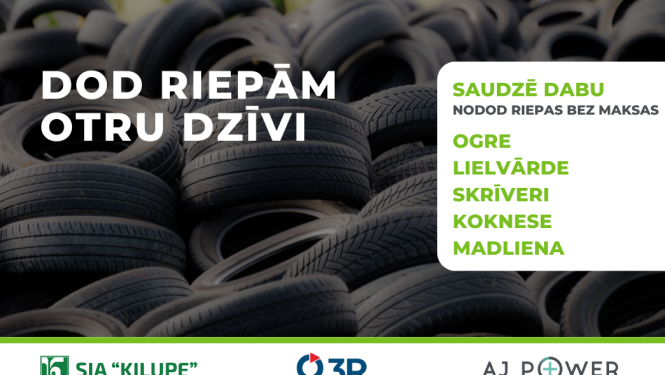 Akcija "Dod riepām otru dzīvi"