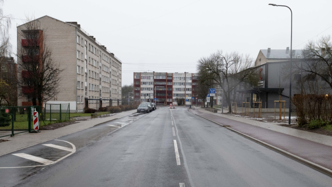 Skolas iela, Ogrē, pēc pārbūves projekta realizācijas 